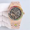 Audemars Piguet Royal Oak Men's 41mm Frosted Gold Skeleton Super Clone 1087896847