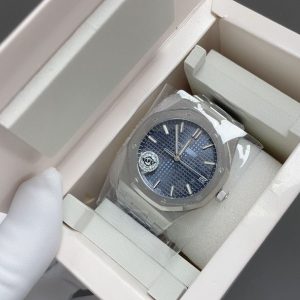 Audemars Piguet Royal Oak 15500 Super Clone Watch in White & Blue 1066332649 - side view