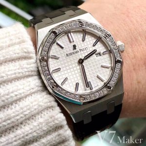 Audemars Piguet Royal Oak Super Clone Ladies Watch with Cash on Delivery 1097795004 - detailed view | Audemars Piguet