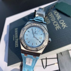 Audemars Piguet Royal Oak 67601 Diamond Ladies Super Clone Watch 1130045285 - detailed view | Audemars Piguet