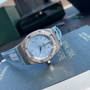 Audemars Piguet Royal Oak 67601 Diamond Ladies Super Clone Watch 1130045285 - top view | Audemars Piguet