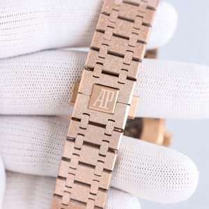 Audemars Piguet Royal Oak Men's 41mm Frosted Gold Skeleton Super Clone 1087896847